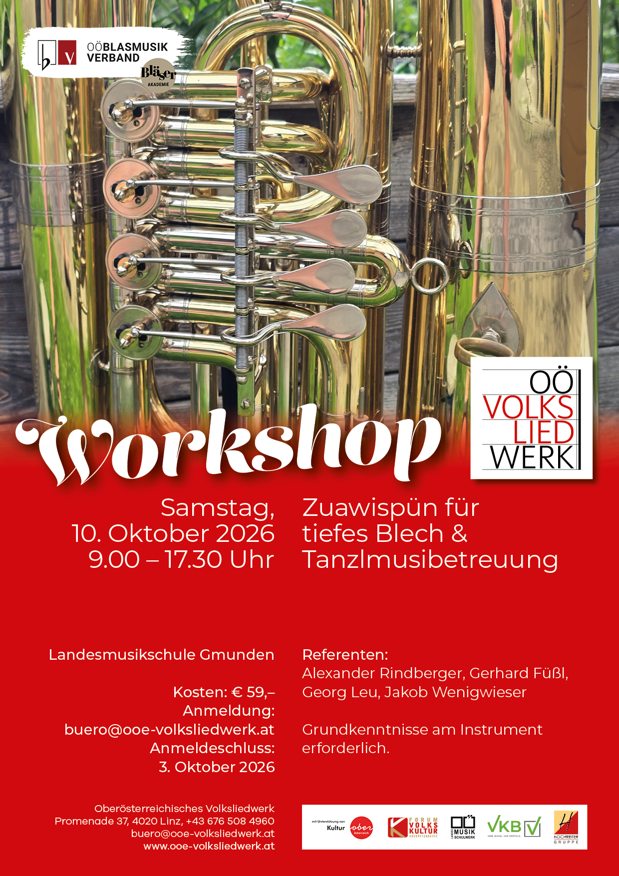 Zuawispün für tiefes Blech & Tanzlmusibetreuung